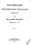Vocabolario universale italiano [diretto da Raffaele Liberatore]