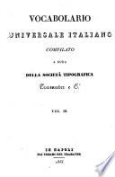 Vocabolario universale italiano