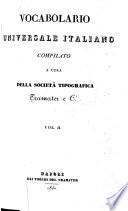 Vocabolario universale italiano