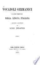 Vocaboli germanici e loro derivati nella lingua italiana
