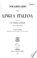 Vocabulario della lingua italiana