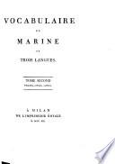 Vocabulario Di Marina in Tre Lingue