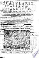 Vocabulario italiano, espagnuolo ...