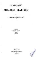 Vocabulario milanese-italiano