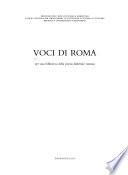 Voci di Roma