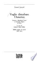 Voglio disturbare l'America