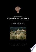 Vol. 02 - Raccolta Rassegna Storica dei Comuni - Anno 1970