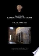 Vol. 24 Raccolta Rassegna Storica dei Comuni