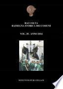 Vol. 28 - Rassegna Storica dei Comuni - Anno 2014