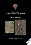 Vol. 29 - Raccolta Rassegna Storica dei Comuni - Anno 2015