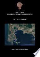Vol. 31 - Raccolta Rassegna Storica dei Comuni - Anno 2017