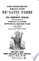 Volgarizzamento delle vite de' Santi Padri