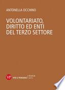 Volontariato, diritto ed enti del terzo settore