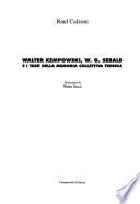 Walter Kempowski, W.G. Sebald e i tabù della memoria collettiva tedesca
