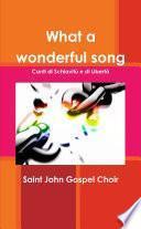 What a wonderful song
