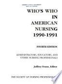 Who's who in America Nursing, 1990-91