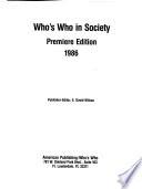 Who's who in Society