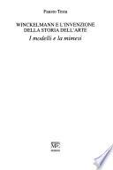 Winckelmann e l'invenzione della storia dell'arte