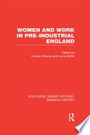 Women and Work in Pre-industrial England
