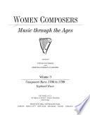 Women composers: Composers born 1700-1799: keyboard music