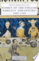 Women of the English Nobility and Gentry, 1066-1500