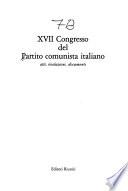 XVII Congresso del Partito comunista italiano