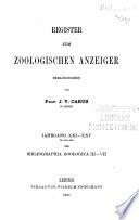 Zoologischer Anzeiger