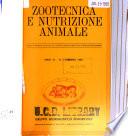Zootecnica e nutrizione animale
