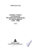 Zwischen Tradition und Neuerung